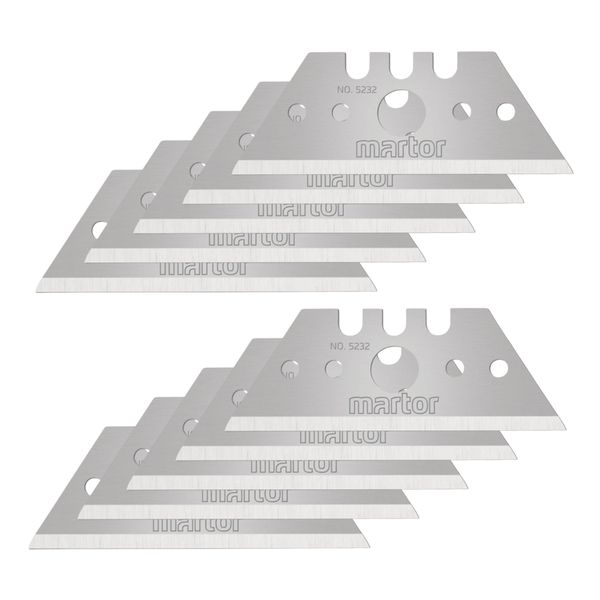 Jogo de Lâmina para Estilete Trapézio 53x19mm com 10 Unidades 5232.70 Martor