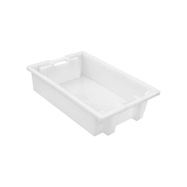 Caixa Plástica Empilhável Branca 33L BP1009 Lar Plástico