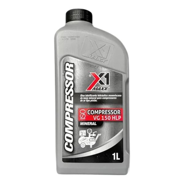 Óleo Lubrificante Compressor Frasco 1L x1 Maxx 150