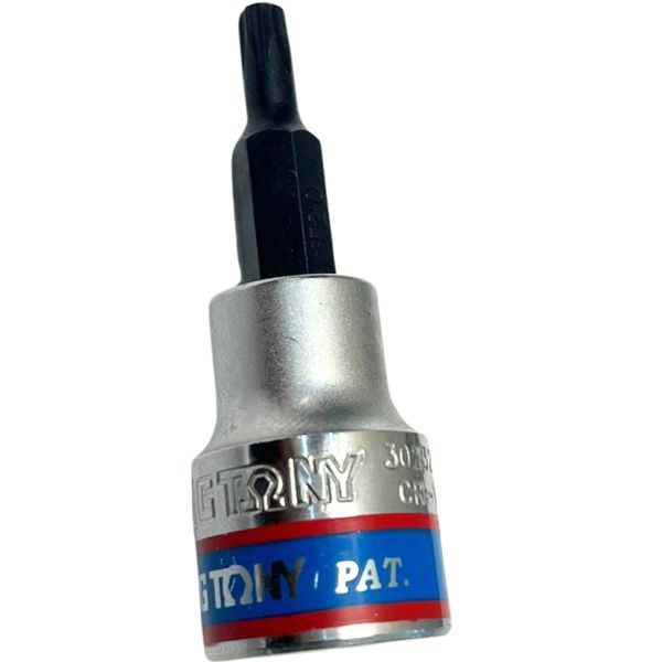 Chave Soquete Hexalobular T12 Encaixe 3/8 Pol 302320 Kingtony