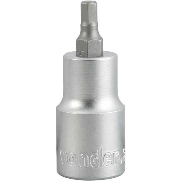 Soquete Hexagonal 5mm Encaixe 1/2 Pol 3039005012 Vonder 
