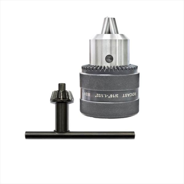 Mandril Com Chave 1 à 10 Mm 3/8 Pol x 24f 43.0005 Rocast