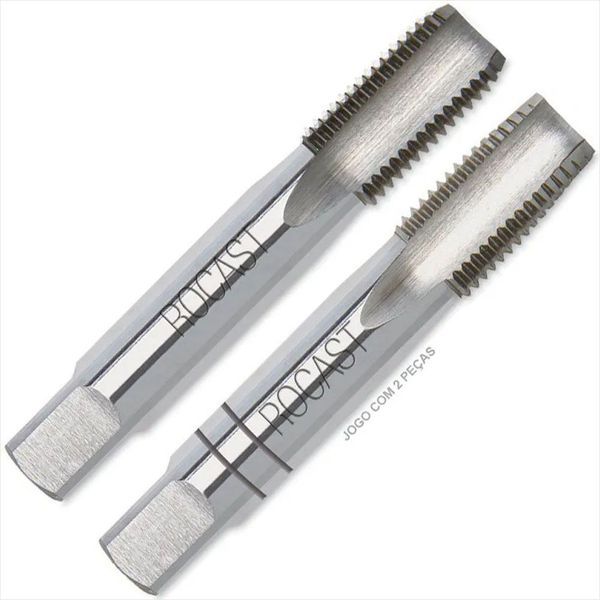 Jogo Macho Manual Ar 5/16 Pol - 18 Fpp Din 351 Bsw Com 2 Peças 22.0108 Rocast