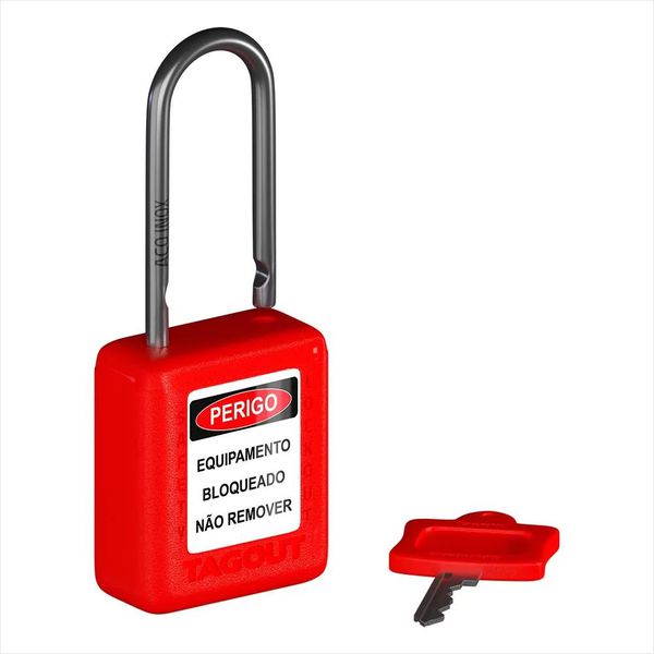 Cadeado Plástico Com Haste Metálica 38mm Cmcvm240cd Tagout
