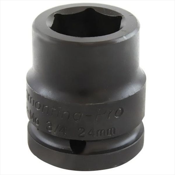 Soquete Sextavado De Impacto 24mm Encaixe 3/4 Pol 44890124 Tramontina Pro