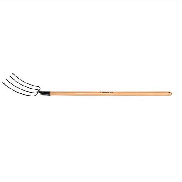 Forcado Reto Com 4 Dentes Cabo De Madeira 120cm 77144544 Tramontina