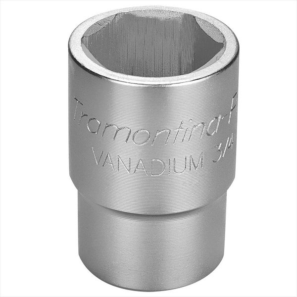 Soquete Sextavado Crv Curto 3/4 Pol Externo 36mm 44861136 Tramontina Pro