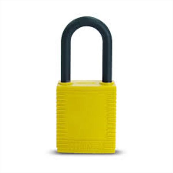 Cadeado Haste Plástica Isolado Amarelo 38x20x44,5mm C70 Brady