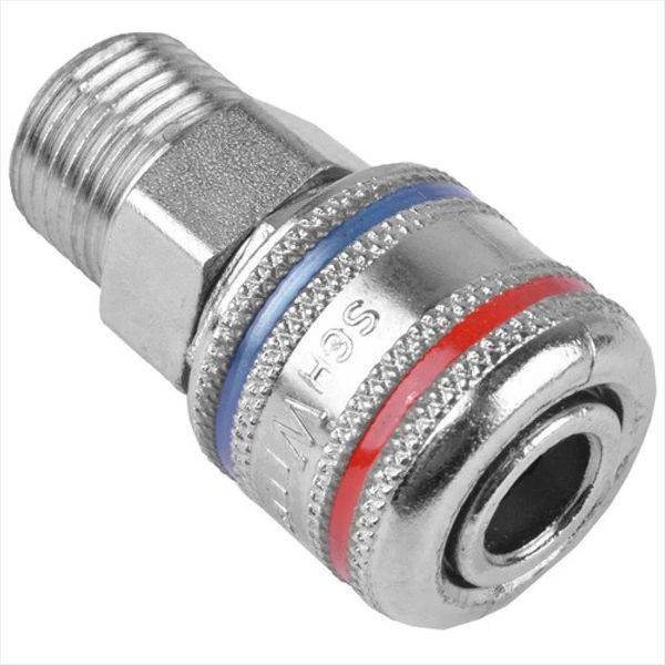 Engate Rápido Macho 1/2 Pol Npt Er300 m 1/2 Schweers