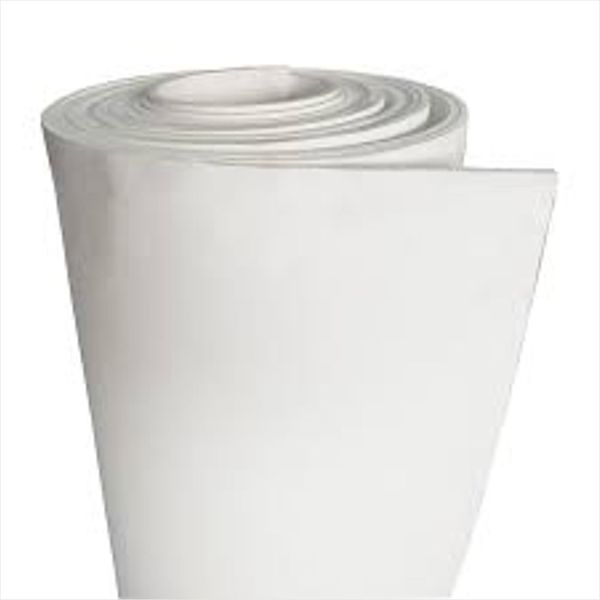 Lençol De Borracha Branco 1/8 Pol x 1000 x 1500mm Roma