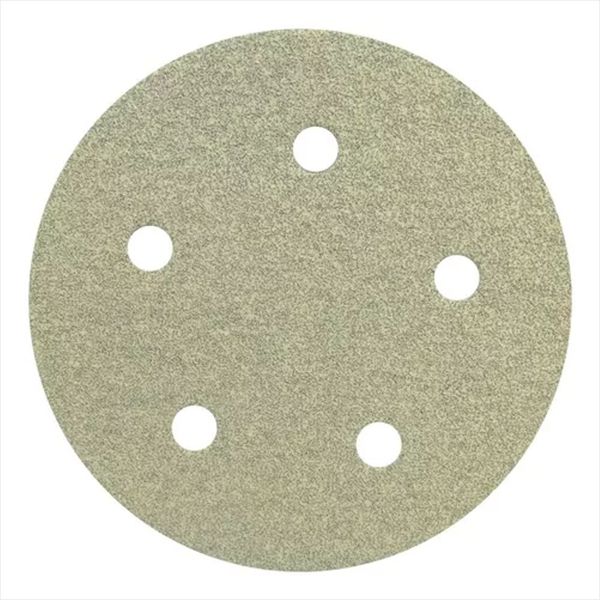 Disco Lixa 125mm Com 5 Furos 600 Gr Dlg1255600 Golden