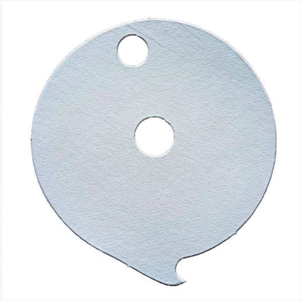 Placa Papel Filtrante Redondo 230mm Com 2 Furos 104 Commerch
