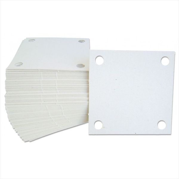 Placa de Papel Filtrante 7 x 7 Pol Com 4 Furos 100 Commerch