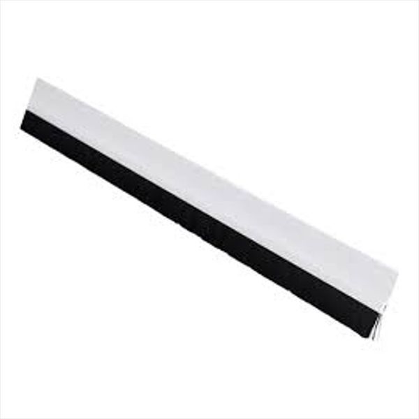 Veda Porta Adesivo Com Escova Pvc Branco 80cm Kala