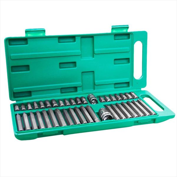 Jogo De Chave Torx, Multidentado e Hexagonal Com 40 Peças Fg8460 Fortg