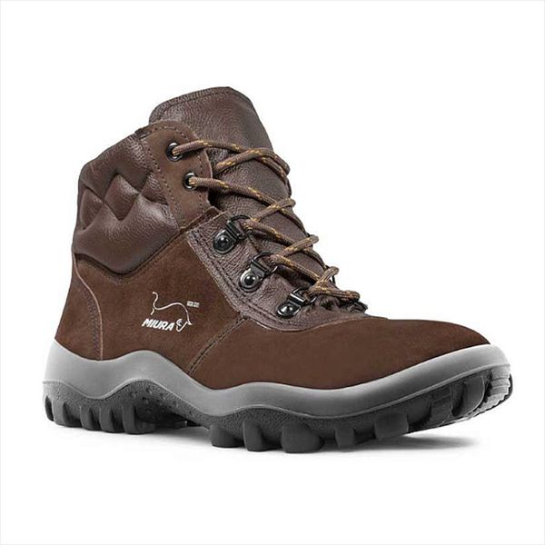 Botina Vaqueta Nobuck Café Miura N.38 4855GLCFNB Safetline