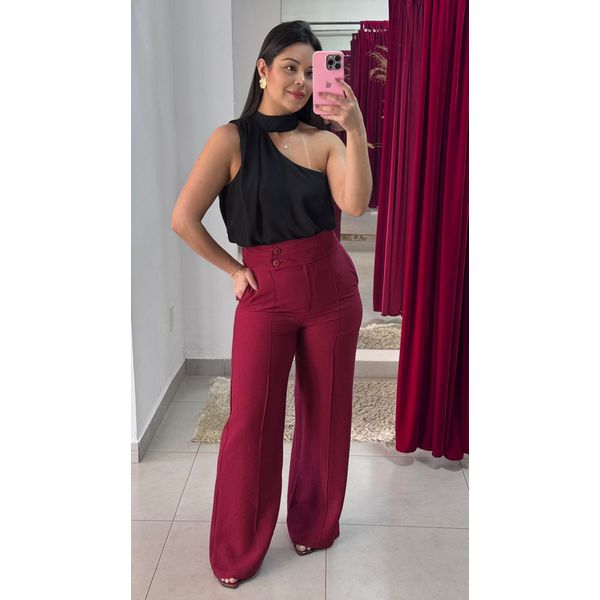 Blusa Alfaiataria Choker - PRETA 