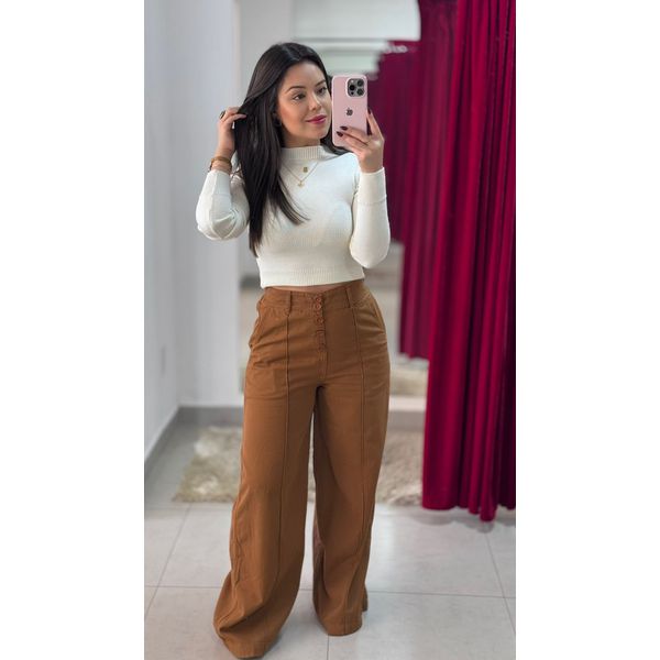 Pantalona Sarja- MARROM 