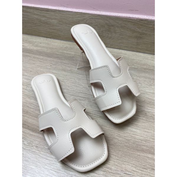 Rasteirinha Helena Off White 
