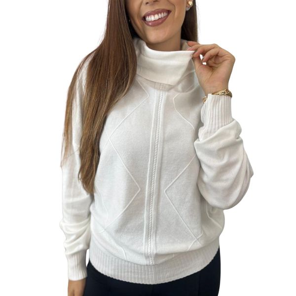 Blusa Tricô Julia Branco