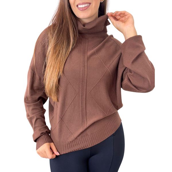 Blusa Tricô Julia Marrom
