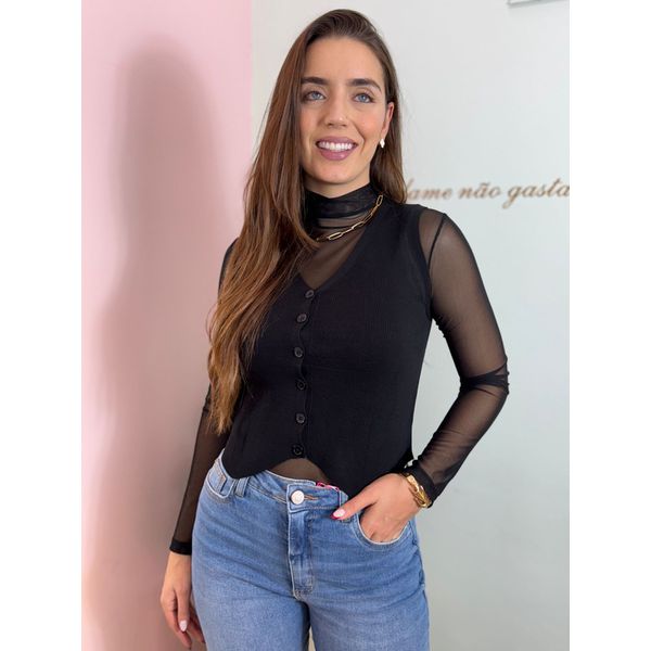 Colete Lira Preto