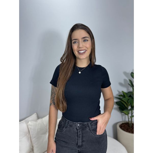 Blusa Ananda Basic Preto 