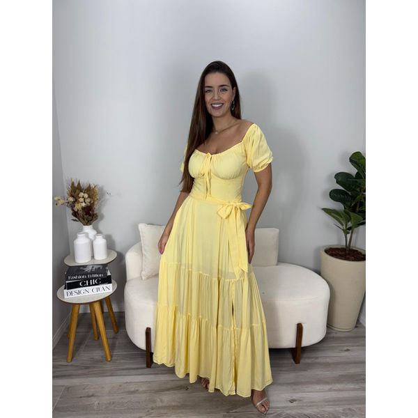 Vestido Isis Amarelo