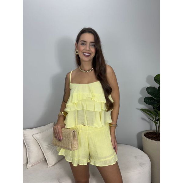 Conjunto Nicolly Amarelo