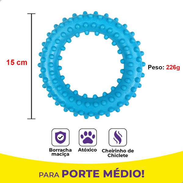 Anel Brinquedo Porte Médio Grande - Big Bull Pet