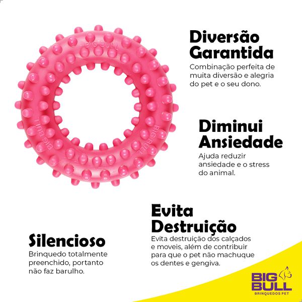 Anel Brinquedo Porte Pequeno - Big Bull Pet