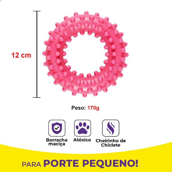 Anel Brinquedo Porte Pequeno - Big Bull Pet