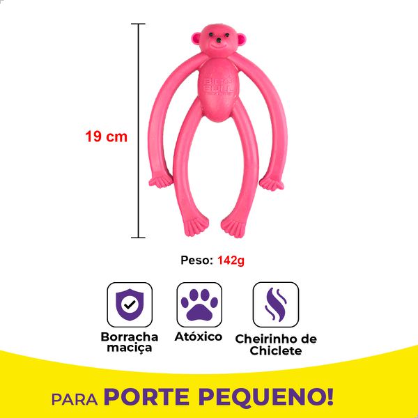 Macaquinho Brinquedo Porte Pequeno - Big Bull Pet