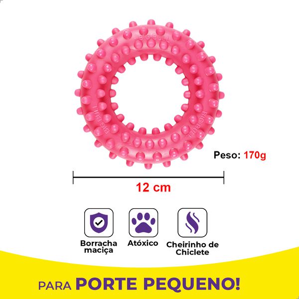 Anel Brinquedo Porte Pequeno - Big Bull Pet
