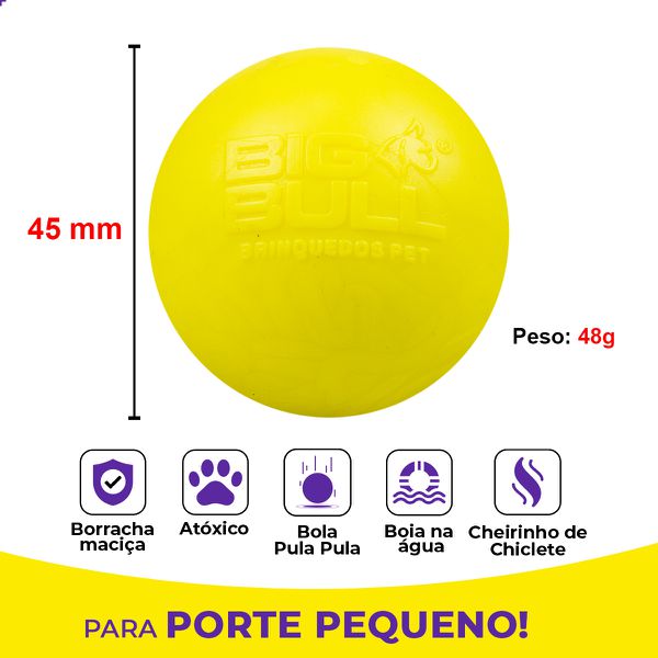 Bolinha Lisa Porte Pequeno - Big Bull Pet