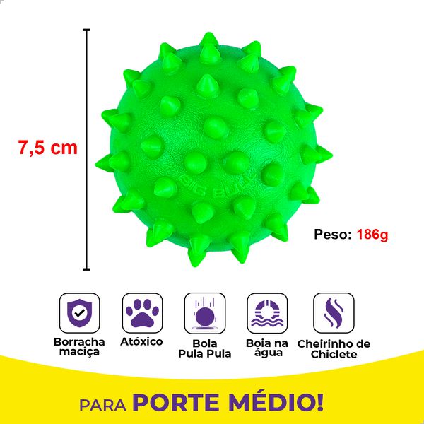 Bolinha Cravo Porte Médio - Big Bull Pet