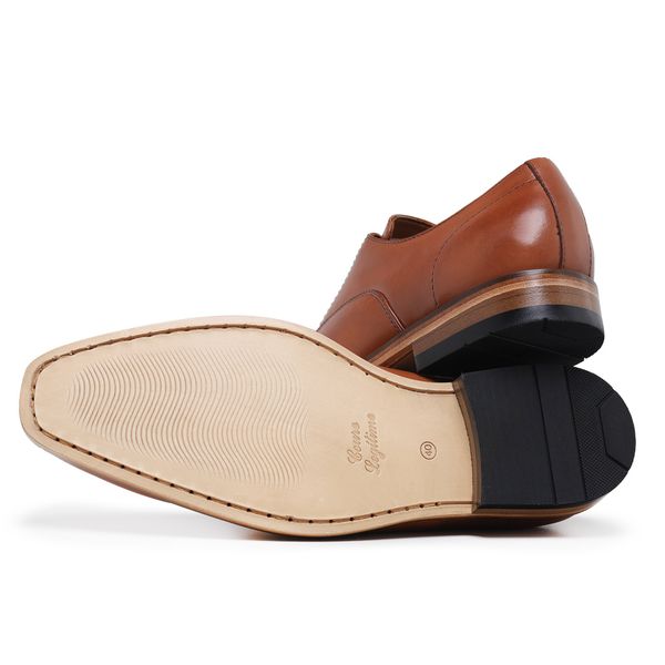 Sapato Solado De Couro Sapato Masculino Loafer Sola De Couro
