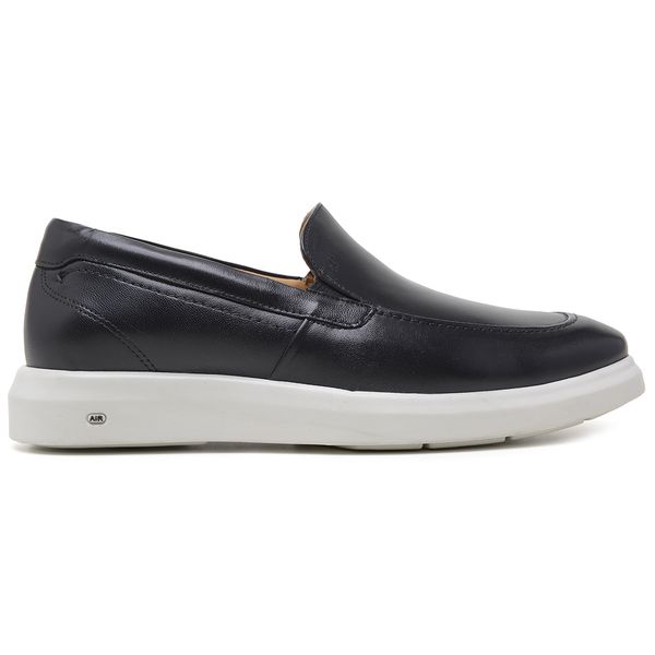 Sapato Jota Pe Casual Preto em Couro Air Sandler