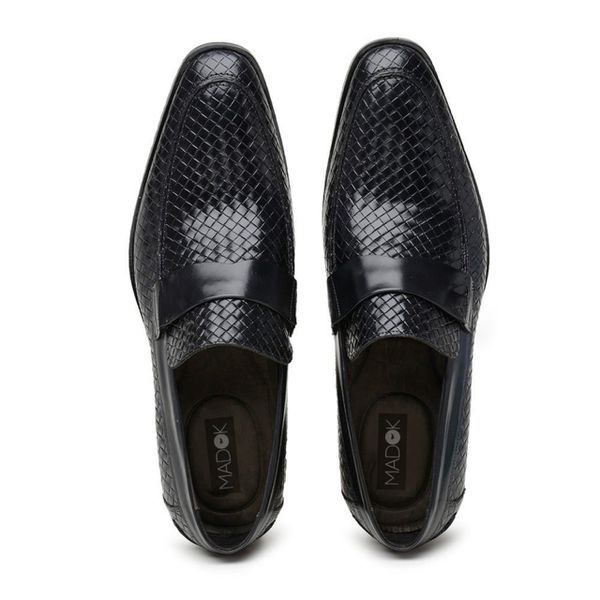 Sapato Social Couro Preto Trisse MADOK