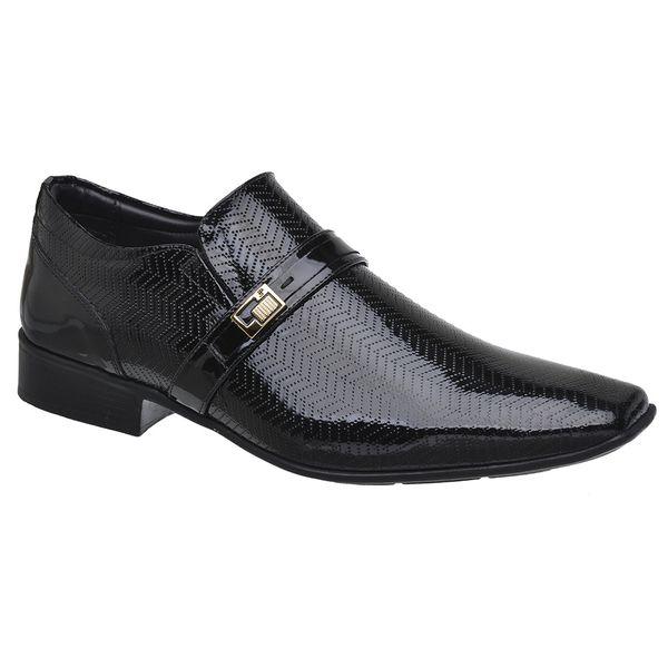 Sapato Social Jota Pe Verniz Preto Air Phoenix