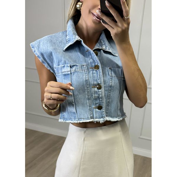 Colete jeans hot sale 2019