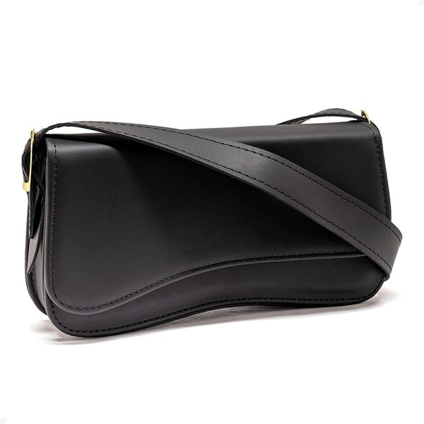 Bolsa Feminina Baguete Preta