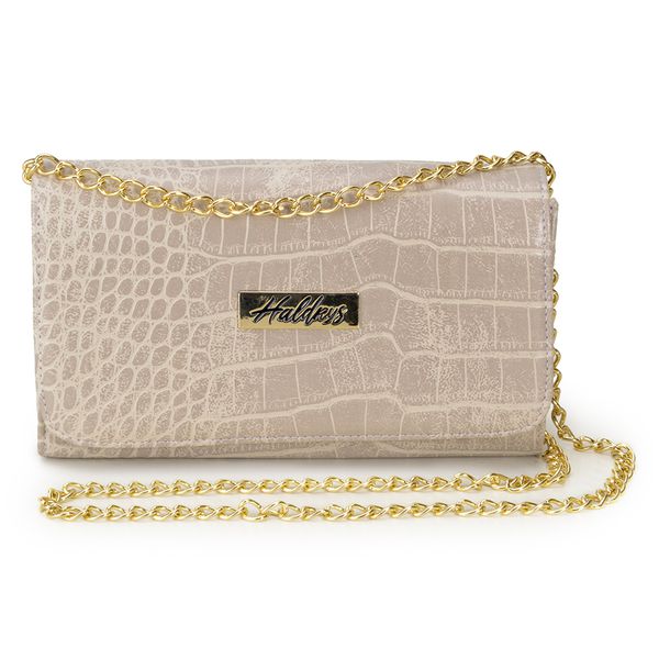 Clutch Feminina Sintético Off White