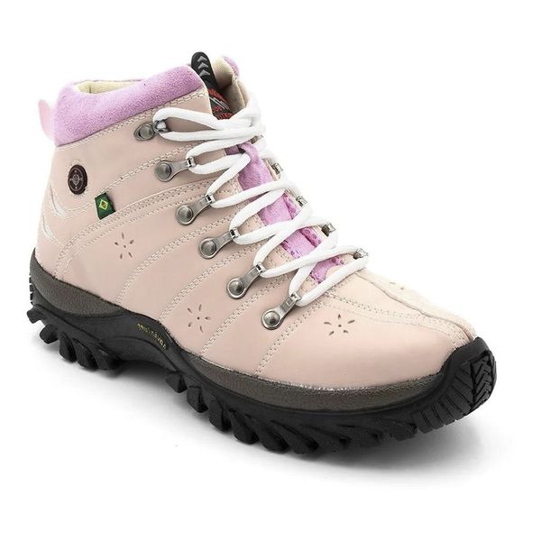 Bota Adventure Feminina Sintético Rosa