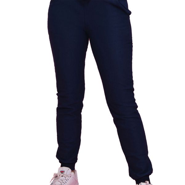 Calça Avulsa Moletom Feminino Azul