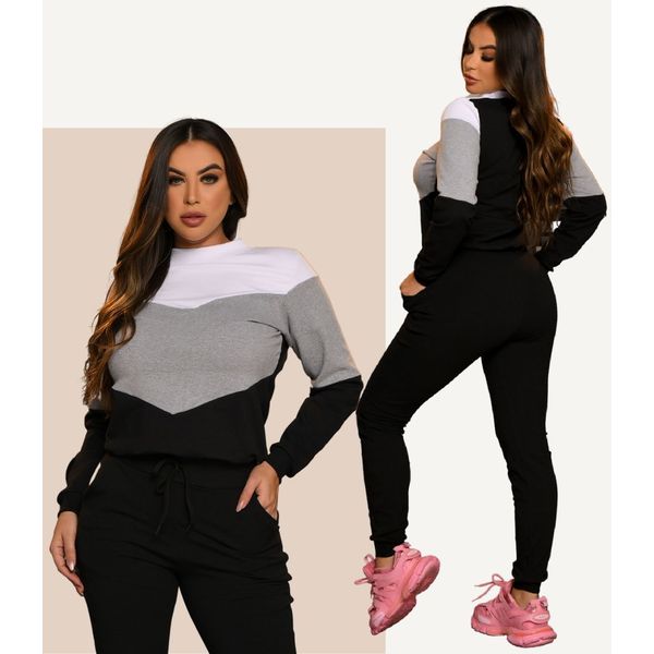 Conjunto de moletinho feminino 2019 online