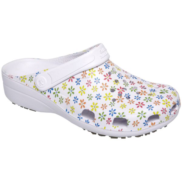 Babuche Antiderrapante Soft Works Branco Estampado 05