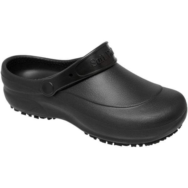 Babuche Unissex Antiderrapante Soft Works Preto