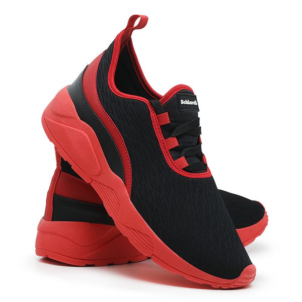 Tenis vermelho com preto sale
