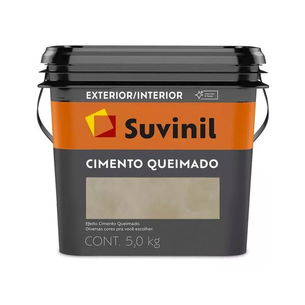 Cimento Queimado Dia de Chuva 5kg – Acabamento Moderno e Sofisticado para Paredes e Pisos